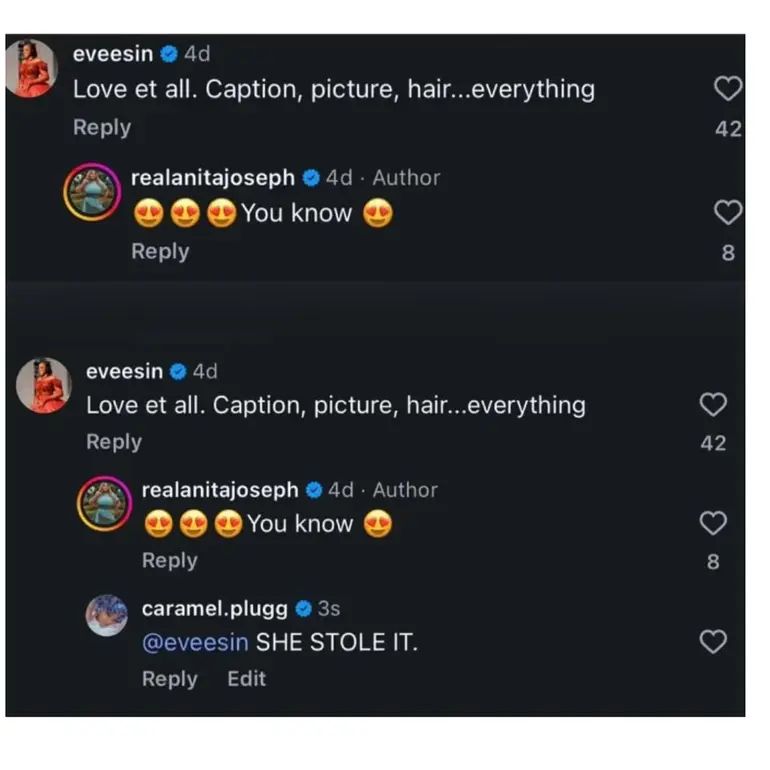 Anita Joseph Blames "AI Boy" After Influencer Accuses Her of Face-Swapping Stolen Photo 14 5e6bdf9c 333a 452c b6e4 38e903a90b568504451760300208452